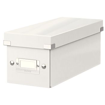 Leitz 60410001 Caja Para Almacenaje De Discos Ópticos 160 Discos Blanco Cartón Duro