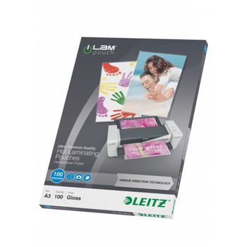 Leitz Bolsas Lami Ilam 100 Micron A3 100 Unidades Leitz