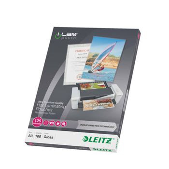 Leitz Bolsas De Plastificar Ilam 125 Micron A3 100 Unidades Leitz