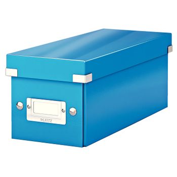 Leitz 60410036 Caja Para Almacenaje De Discos Ópticos Azul Cartón