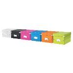 Leitz Caja Almacenamiento Click Store 281x200x369 Fucsia Fibra De Carton 60440023