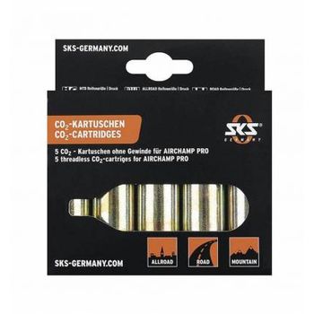 Pack 5 Cartuchos Co2 Sks Airchap Pro 16gr