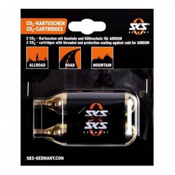 Cartuchos Co2 16 Gramos Sks Airgun (2 Unidades) Cobre