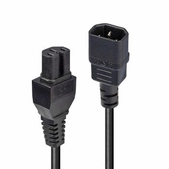 30314 Cable De Transmisión Negro 2 M C14 Acoplador C15 Acoplador