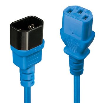 30471 Cable De Transmisión Negro, Azul 1 M C14 Acoplador C13 Acoplador