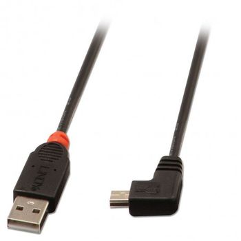 Lindy - 31970 Cable Usb 0,5 M Usb 2.0 Usb A Mini-usb B Negro