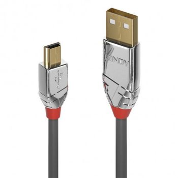 Lindy - 36632 Cable Usb 2 M Usb 2.0 Usb A Mini-usb B Gris