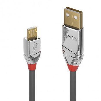 Lindy - 36651 Cable Usb 1 M Usb 2.0 Usb A Micro-usb B Gris