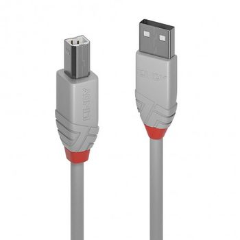 Lindy - 36681 Cable Usb 0,5 M Usb 2.0 Usb A Usb B Gris