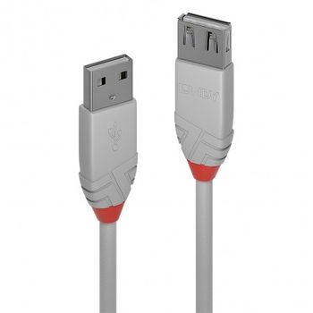 Lindy - 36713 Cable Usb 2 M Usb 2.0 Usb A Gris