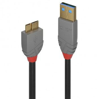 Lindy - 36765 Cable Usb 0,5 M Usb 3.2 Gen 1 (3.1 Gen 1) Usb A Micro-usb B Negro