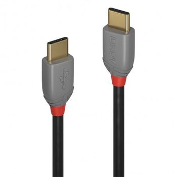 Lindy - 36871 Cable Usb 1 M Usb 2.0 Usb C Negro, Gris