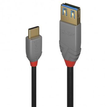 Lindy - 36895 Cable Usb 0,15 M Usb 3.2 Gen 2 (3.1 Gen 2) Usb C Usb A Negro