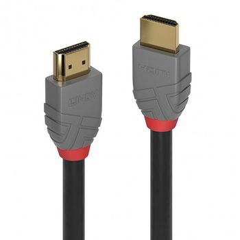 Lindy - 36961 Cable Hdmi 0,5 M Hdmi Tipo A (estándar) Negro, Gris