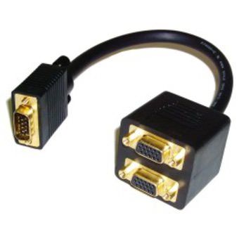 Cable Vga Doble Db15m 2xdb15h [70]