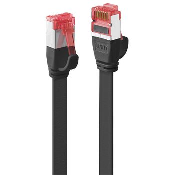 Cable Cat.6 U/ftp Flat  Nero 5m