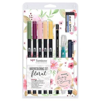 SET LETTERING TOMBOW THREEFEELINGS LOVER 10 PIEZAS - Llibreria Sarri