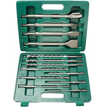 Set Brocas De Taladro Y Cincel Sds-plus 12588 13 Uds Brüder Mannesmann