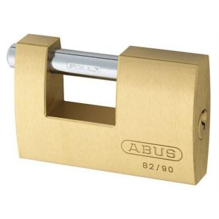 Abus Candado Rectangular De Laton 90mm Llaves Iguales 82/90 Ka8523