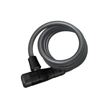 Antirrobo Bici Cable Espiral Negro Abus