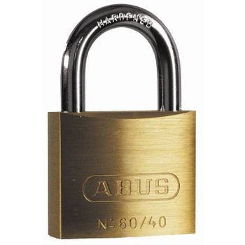 Candado Seguridad 50mm Arco Corto Latón Latón Abus