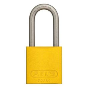 Abus Candado Aluminio Arco Largo De Acero Endurecido Amarillo 72/40hb40