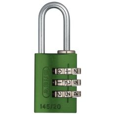 Abus Candado Aluminio Combinacion 20mm 3 Digitos 145/20 Verde B