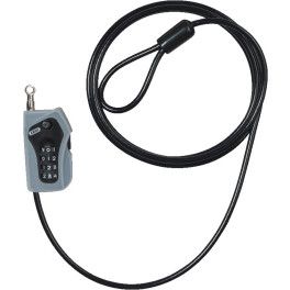 Abus Cable De 5 Mm / 200cm Combiloop Negro