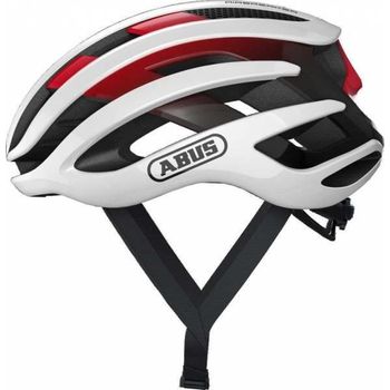 Abus Casco Airbreaker Blanco - Rojo_Talla S