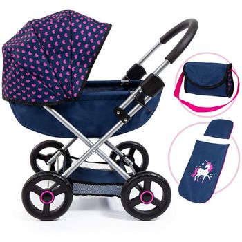 Arias Carrito Coche Capota De Muñecas Lucía Con Bolso Y Sombrilla Altura  Manillar 90cm con Ofertas en Carrefour