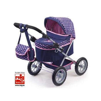 Cochecito De Muñecas Neo Vario Con Bolso Cambiador, Convertible, Plegable,  Color Gris Con Dibujo Corona con Ofertas en Carrefour