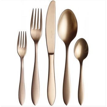 Cubertería Completa 24 Piezas Acero Inoxidable, Juego De Cubiertos 6  Personas, Pulido Brillante Oro Rosado Berlinger Haus Rose Gold Mirror con  Ofertas en Carrefour