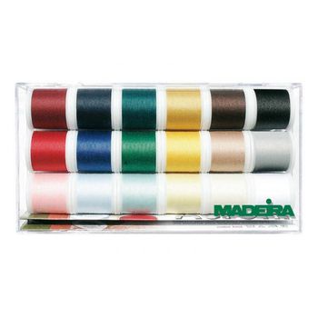 Madeira Box De Coser Para Toda Costura - Art. No. 8041 - 18 Bobinas De 200m