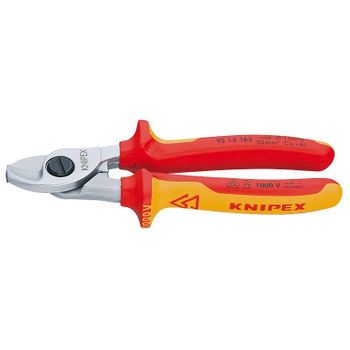 Alicate Cortacable Aislado 1000v Mango Bimaterial 165mm Knipex