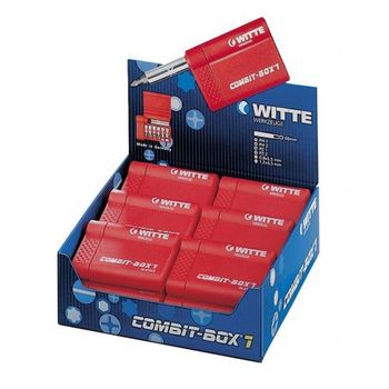 Caja De Puntas De Atornillar Combit-box 7 Granel (tipo Bitflex Tin Negro) Witte 27624