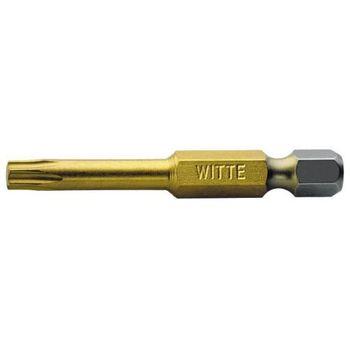 Witte-29613-punta Torx Standard Tin Guía 1/4" Larga (t10x50)