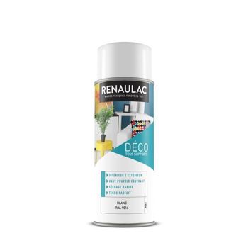 Renaulac Pintura En Aerosol 0.4 L Blanco Mate