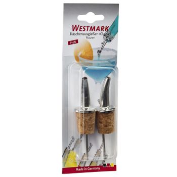 Westmark 43702280 boquilla Classic – gastro, Corcho/latón, Multicolor, 6,7 x 3,2 x 2,5 cm, 2 unidades