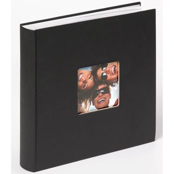 Álbum De Fotos Fun Negro 100 Páginas 30x30 Cm Walther Design