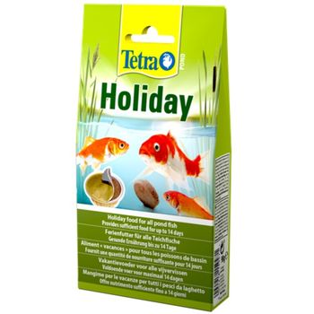 Tetra Pond Holiday, Alimento De Vacaciones Para Peces De Estanque, 14 Días, 90g