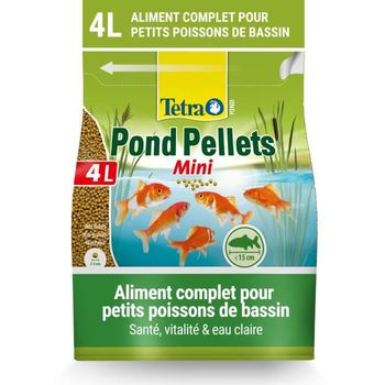 Granulos Complete Food Para Peces Pequeños En Estanques - 4l Tetra