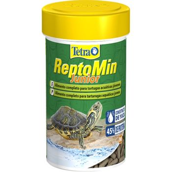 Tetra Reptomin Junior, Alimento Completo Para Tortugas Acuáticas Jóvenes, 100 Ml