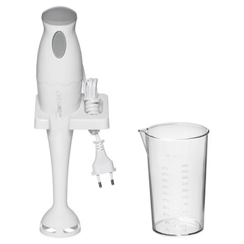 Batidora De Mano, 2 Velocidades, Diseño Ergonómico, Vaso Medidor 500 Ml, Kit Montaje Pared Blanco 180w Bomann Sm 354 Cb