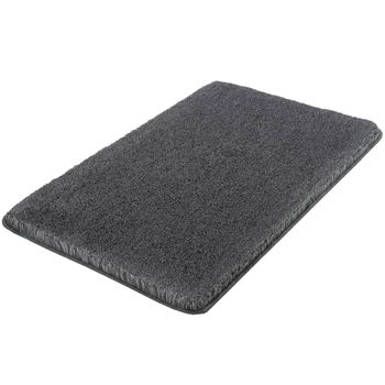 Alfombra Para Baño Relax Gris Antracita 60x100 Cm Kleine Wolke