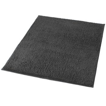 Alfombra Para Baño Kansas Gris Antracita 60x90 Cm Kleine Wolke