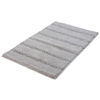 Alfombra Para Baño Monrovia Gris 60x100 Cm Kleine Wolke