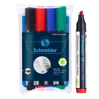 Rotuladores Schneider Maxx 293 Pizarra Blanca 4 Unidades