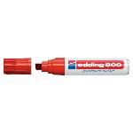 Edding Marcador Permanente Edding 800 Trazo 4-12mm Punta Biselada Rojo 800-02