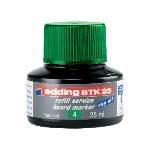 Edding Tinta Recarga Marcadores Pizarra Btk 25 25 Ml Verde T25-04