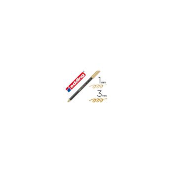 Rotulador Edding Punta Fibra 1200 Oro N 53 -punta Redonda 1-3 Mm 10 Unidades